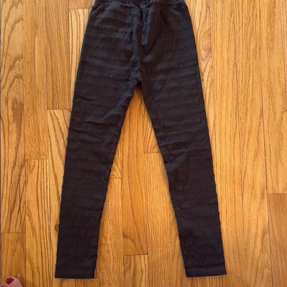 Rylee + Cru sz 8/9 charcoal grey black leggings great pre owned condition - Picture 4 of 7
